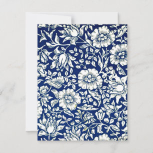 William Morris - Blue Mallow floral pattern