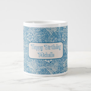 William Morris Blue Marigold Large Coffee Mug