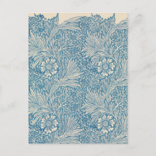 William Morris - Blue Marigold Postcard