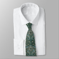 William Morris Blue White & Green Floral