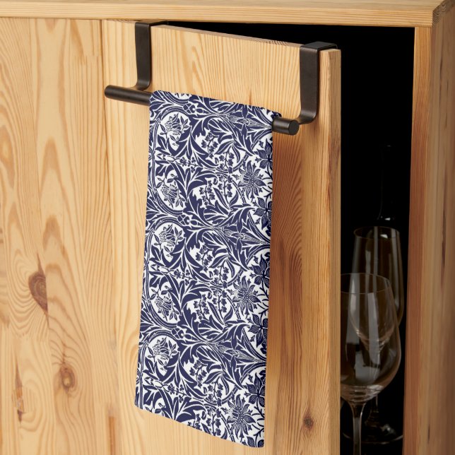 William Morris "Bluebell or Columbine"5 Tea Towel (Thirds Fold)