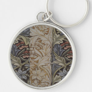 William Morris Bluebell Tapestry Botanical Classic Key Ring