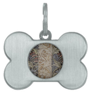 William Morris Bluebell Tapestry Botanical Classic Pet Tag