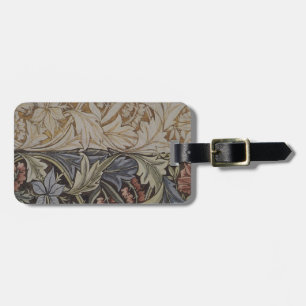 William Morris Bluebell Tapestry Design Luggage Tag