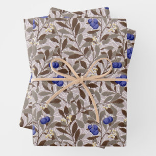 William Morris, Blueberry Wrapping Paper Sheet