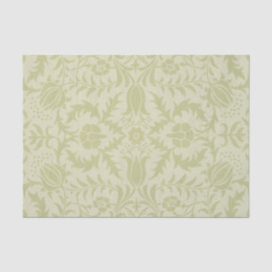 William Morris Borage vintage soft green damask Tissue Paper