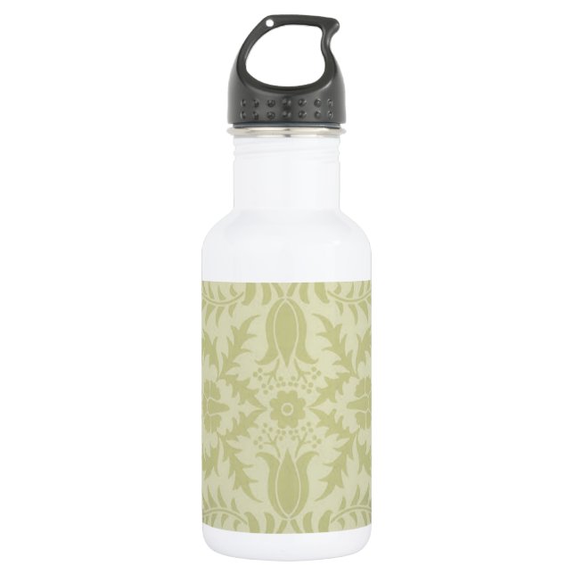 William Morris Borage Wedding Soft Green 532 Ml Water Bottle (Front)