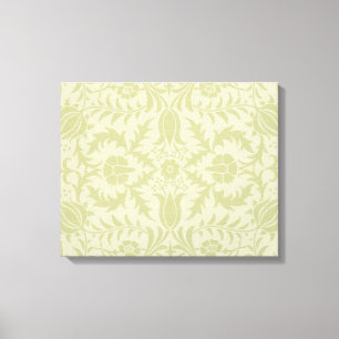 William Morris Borage Wedding Soft Green Canvas Print