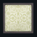 William Morris Borage Wedding Soft Green Jewellery Box<br><div class="desc">This beautiful antique pattern is based on the William Morris Borage wallpaper design from the mid 1800s. A lovely pattern for soft and beautiful gifts,  traditional weddings and celebrations,  it's subtle and gorgeous.</div>