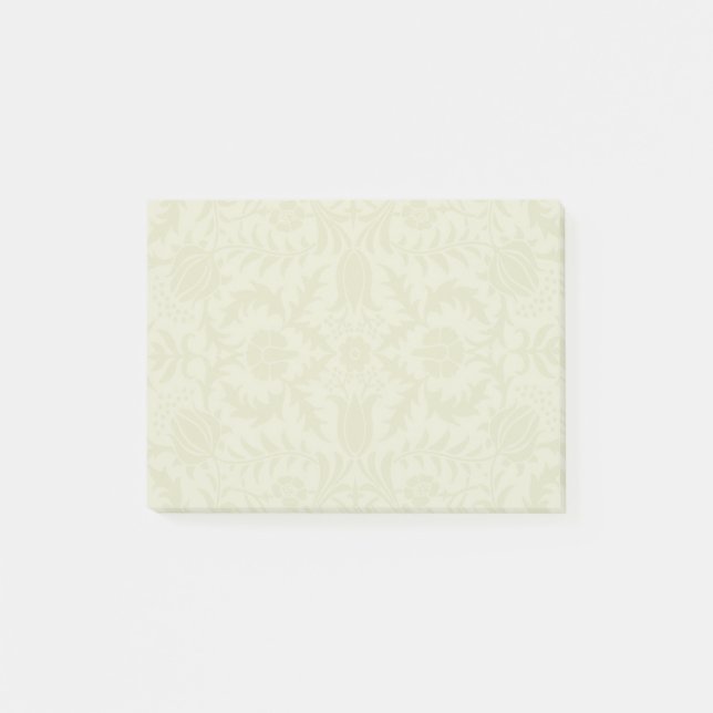 William Morris Borage Wedding Soft Green Post-it Notes (Front)