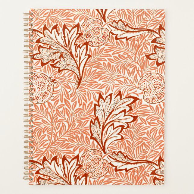 William Morris Botanical Apple Design Planner (Front)