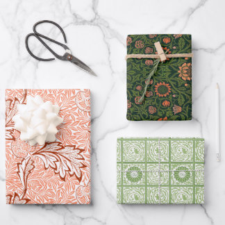 William Morris Botanical Wrapping Paper Sheet