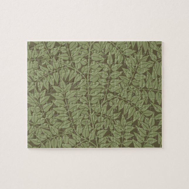 William Morris Branch Art Nouveau Classic Design Jigsaw Puzzle (Horizontal)