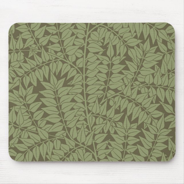 William Morris Branch Art Nouveau Classic Design Mouse Mat (Front)