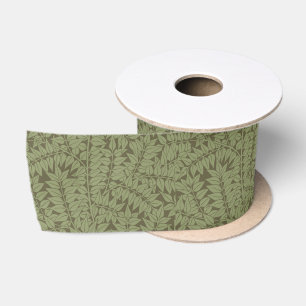 William Morris Branch Art Nouveau Classic Design Satin Ribbon