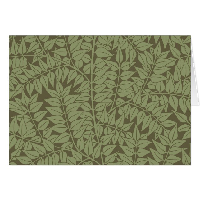 William Morris Branch Leaves Wallpaper (Front Horizontal)