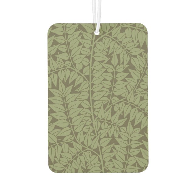 William Morris Branch Leaves Wallpaper Car Air Freshener (Back)