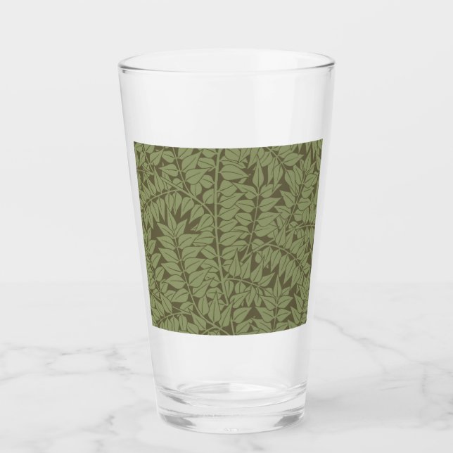 William Morris Branch Leaves Wallpaper Glass (Front)