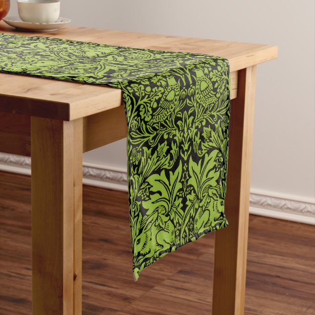 William Morris Brer Rabbit Design Long Table Runner (In Situ)