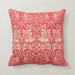 William Morris Brer Rabbit Vintage Red Pattern Cushion<br><div class="desc">This is a digitally enhanced print derived from an antique 1882 block printed textile “Brer Rabbit” pattern designed by William Morris. William Morris was a Victorian era poet, novelist, textile designer and an important figure of the British Arts and Crafts Movement. His designs had a mediaeval-inspired aesthetic and respect for...</div>