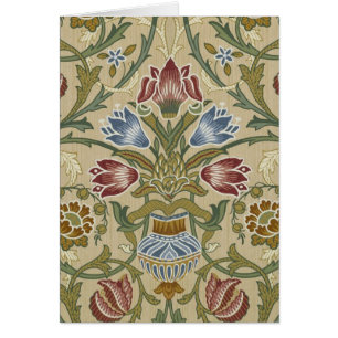 William Morris Brocade Floral Wallpaper Pattern