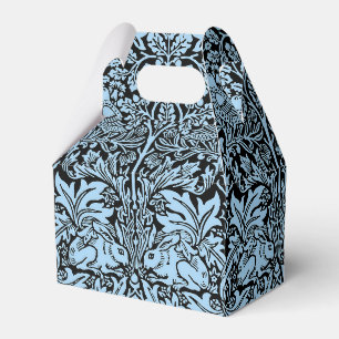 William Morris Brother Rabbit Light Blue Black Favour Box