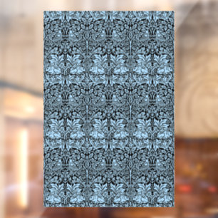 William Morris Brother Rabbit Light Blue Black Window Cling