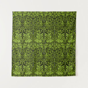 William Morris Brother Rabbit Sage Green Black Tapestry