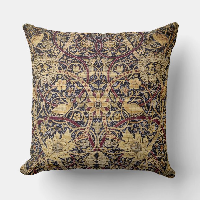 William Morris Bullerswood Carpet Detail Cushion (Front)