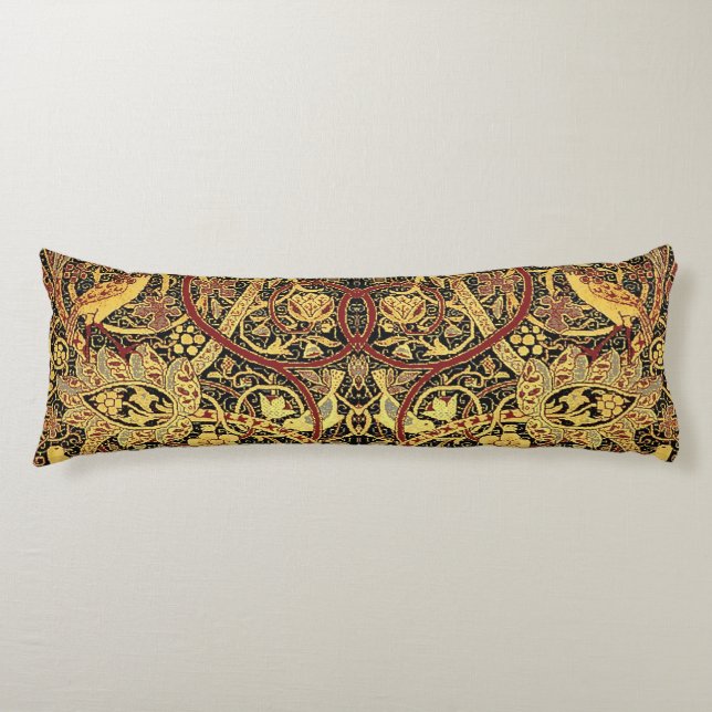 William Morris Bullerswood Faux Tapestry Body Cushion (Front)