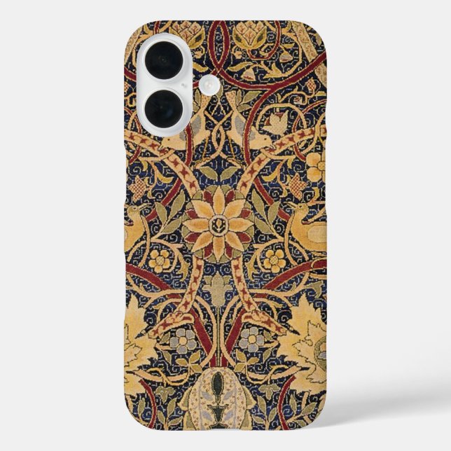 William Morris Bullerswood Faux Tapestry Case-Mate iPhone Case (Back)
