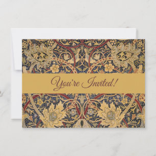 William Morris Bullerswood Faux Tapestry Invitation