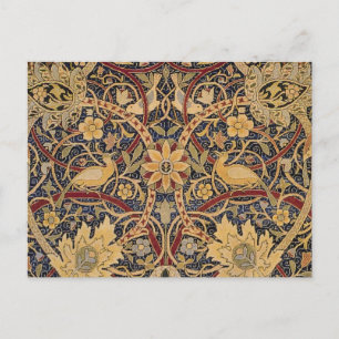 William Morris Bullerswood Faux Tapestry Postcard