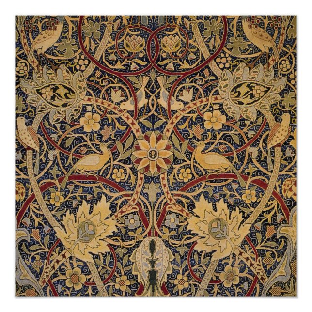 William Morris Bullerswood Faux Tapestry Poster (Front)