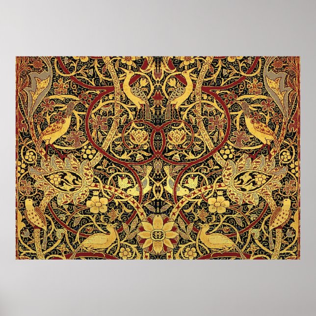 William Morris Bullerswood Faux Tapestry Poster (Front)