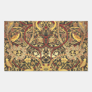 William Morris Bullerswood Faux Tapestry Rectangular Sticker