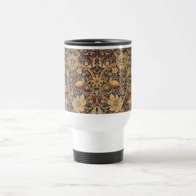 William Morris Bullerswood Faux Tapestry Travel Mug (Center)