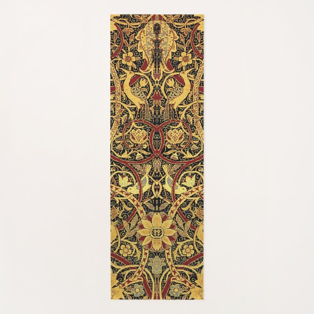 William Morris Bullerswood Faux Tapestry Yoga Mat (Front)