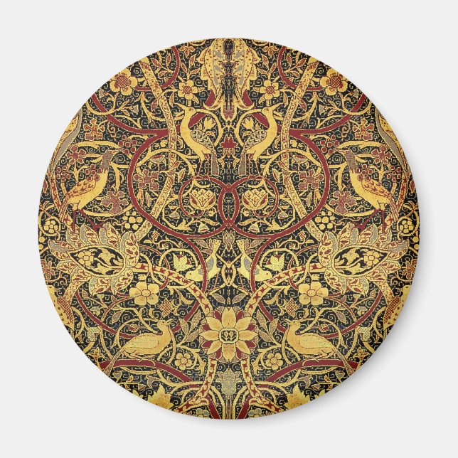 William Morris Bullerswood Tapestry Magnet (Front)