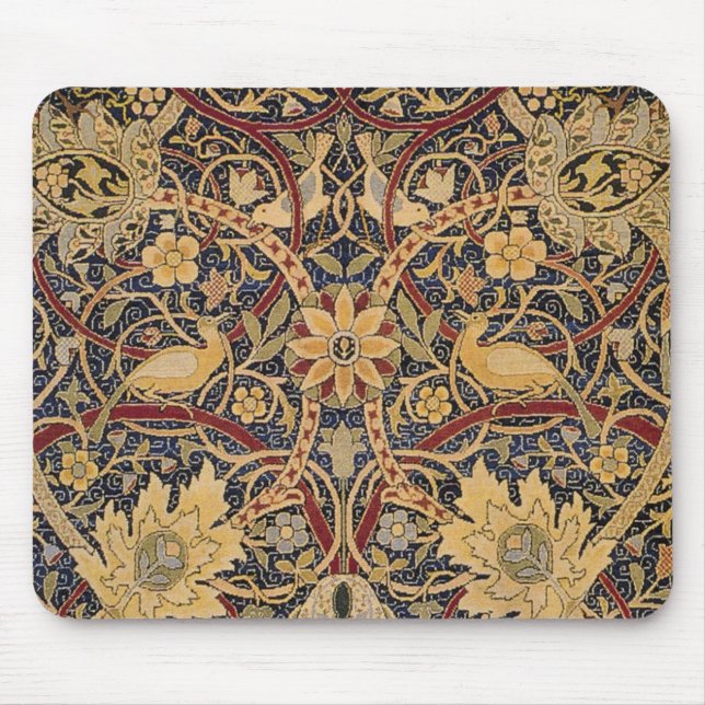 William Morris Bullerswood Tapestry Mouse Mat (Front)