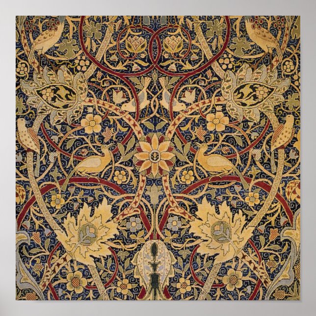 William Morris Bullerswood Tapestry Poster (Front)