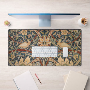 William Morris Bullerswood Vintage Bird Art Desk Mat