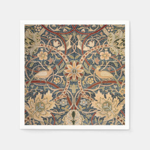 William Morris Bullerswood Vintage Bird Art Napkin