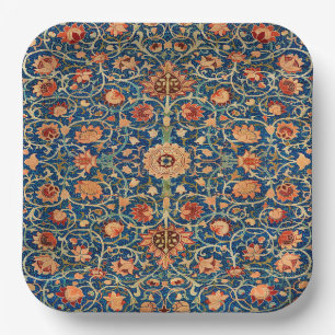 William Morris Carpet Design Paper Plate