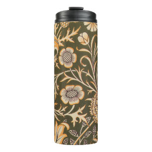 William Morris Cherwell Antique Floral Pattern Thermal Tumbler