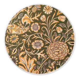 William Morris Cherwell Wallpaper Pattern Ceramic Knob