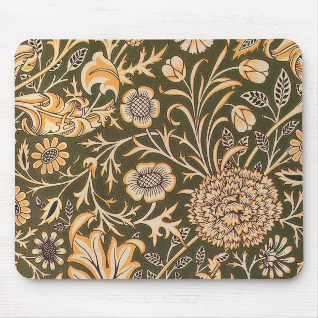 William Morris Cherwell Wallpaper Pattern Mouse Mat (Front)