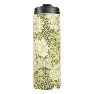 William Morris Chrysanthemum Floral Pattern Thermal Tumbler