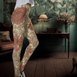 William Morris Chrysanthemum Pattern Leggings<br><div class="desc">William Morris Chrysanthemum, Vintage Pattern Design. William Morris was an English textile designer, artist, writer, and socialist associated with the Pre-Raphaelite Brotherhood and British Arts and Crafts Movement. He founded a design firm in partnership with the artist Edward Burne-Jones, and the poet and artist Dante Gabriel Rossetti. This beautiful 'Art...</div>