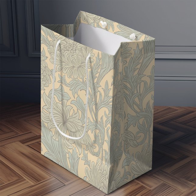 William Morris Chrysanthemum Pattern Medium Gift B Medium Gift Bag (Creator Uploaded)